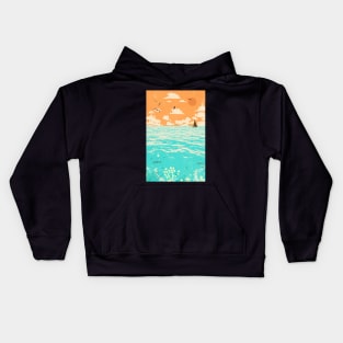 CLOUD FISHING Kids Hoodie